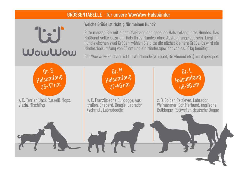 WowWow - Das Hundehalsband mit integrierter Leine –
